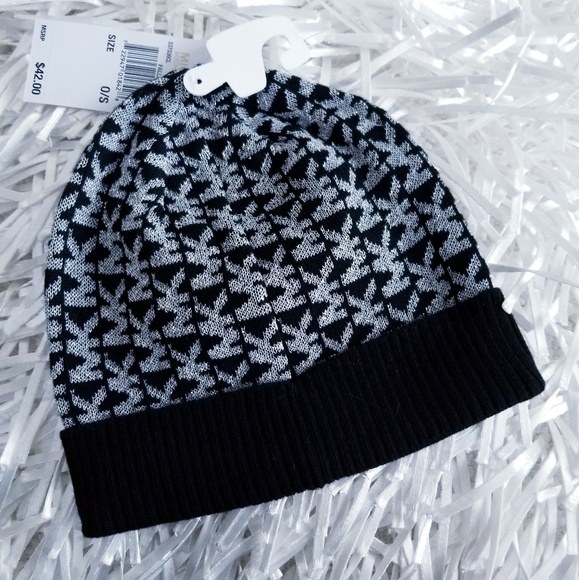 Michael Kors Beanie Black/Silver - Picture 2 of 2